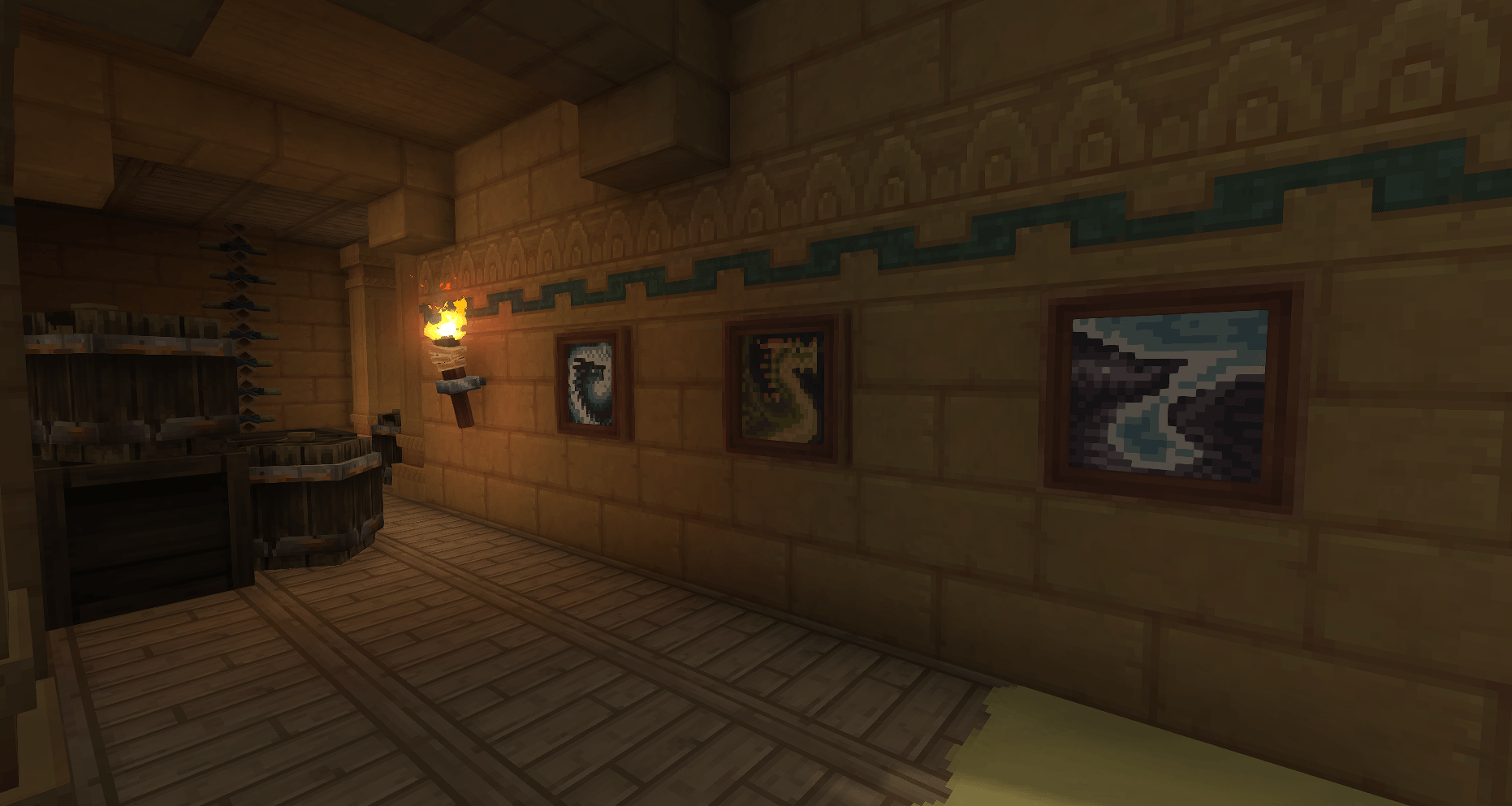 Aures Paintings with Dragons