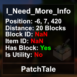 INMIP – Gameplay Info HUD (NPCs, Blocks, Weather, Clock, World, Crops)