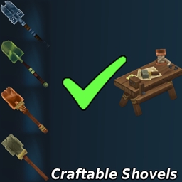 Add Shovel Crafting Recipes