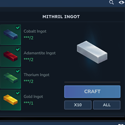 Craftable Mithril