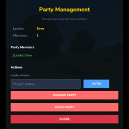 Advanced Party System [ UI ]