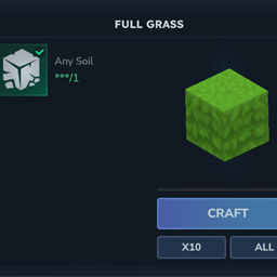 Cheaper Grass Recipe