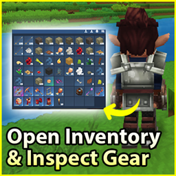 Open Inventory & Inspect Gear