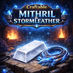 Craftable Mithril & Stormleather